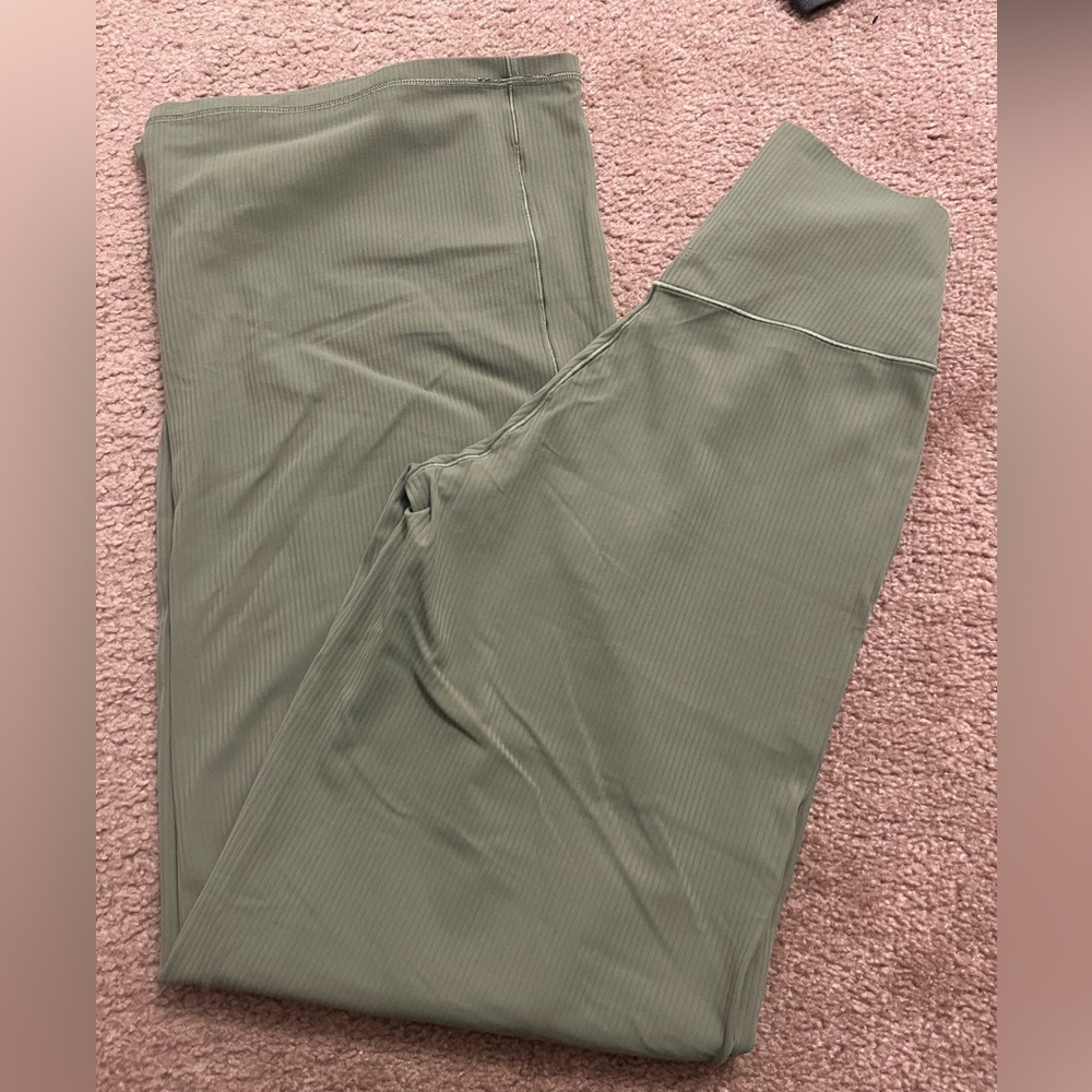 Aerie Ribbed High Waisted Trouser - Picture 2 of 3